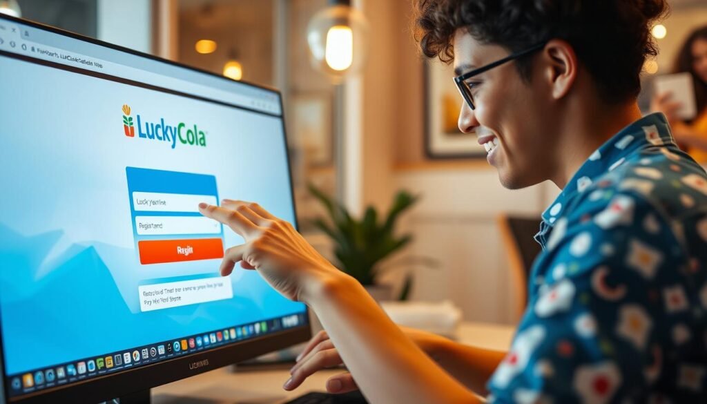 How to register at LuckyCola