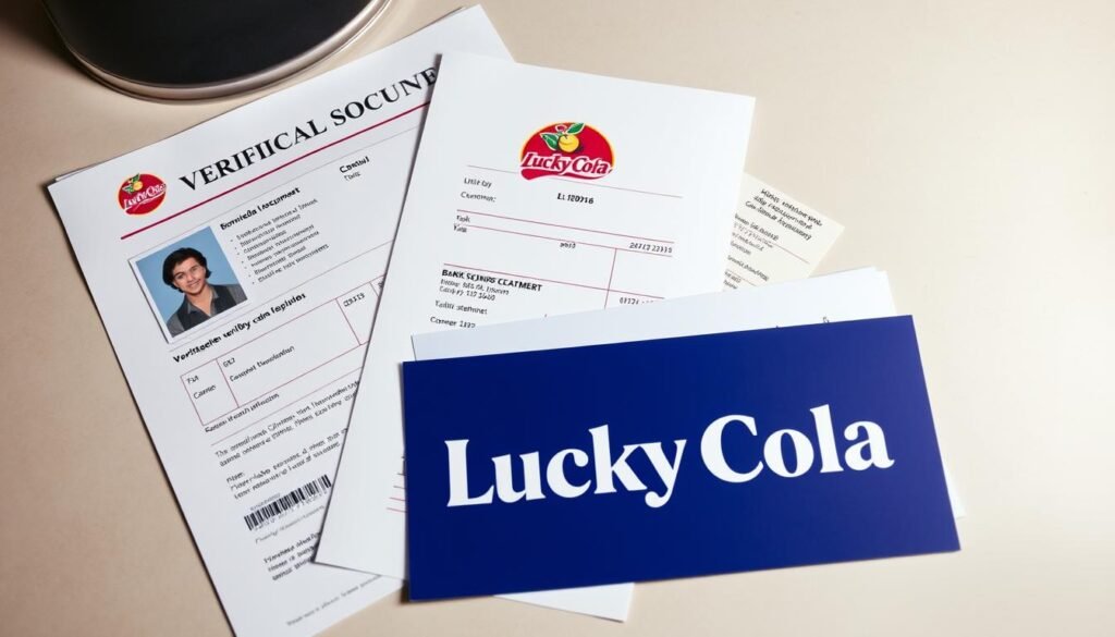 LuckyCola verification documents